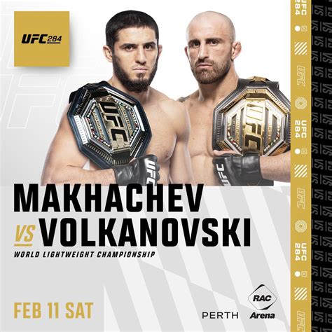 UFC 284: Makhachev vs Volkanovski 